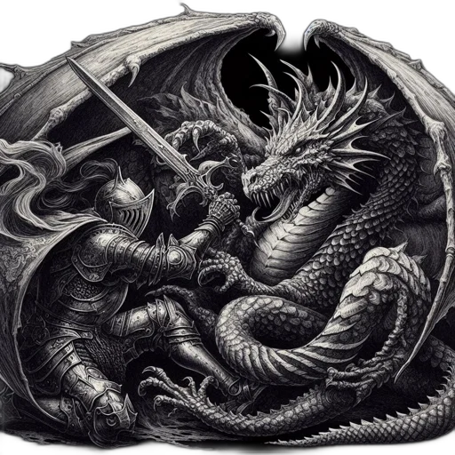 dragon, sword, weapon, crown transparent PNG cut-out