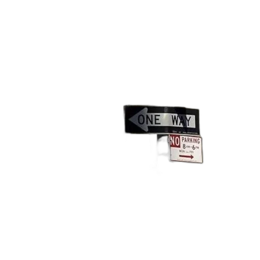 street, sign, prince, shows transparent PNG cut-out