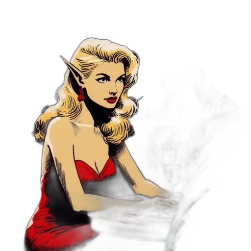 comic book art, cartoon, fantasy art, concept art transparent PNG cut-out