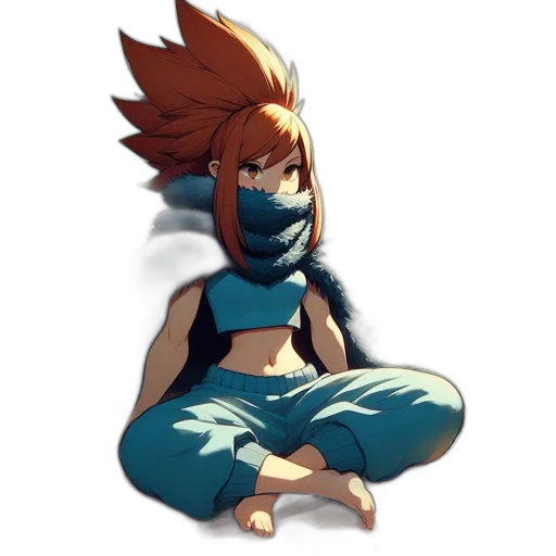 mask, creature, staff, concept art transparent PNG cut-out