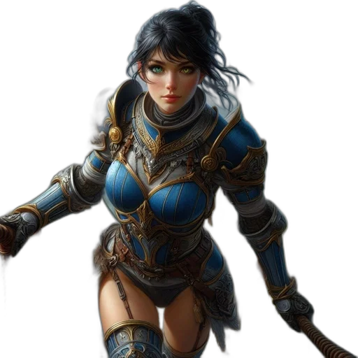 sword, fantasy art, concept art, comic book art transparent PNG cut-out