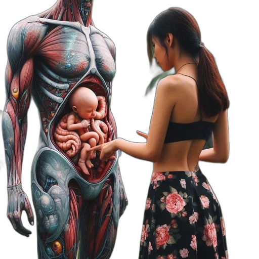 creature, dress, robot, concept art transparent PNG cut-out
