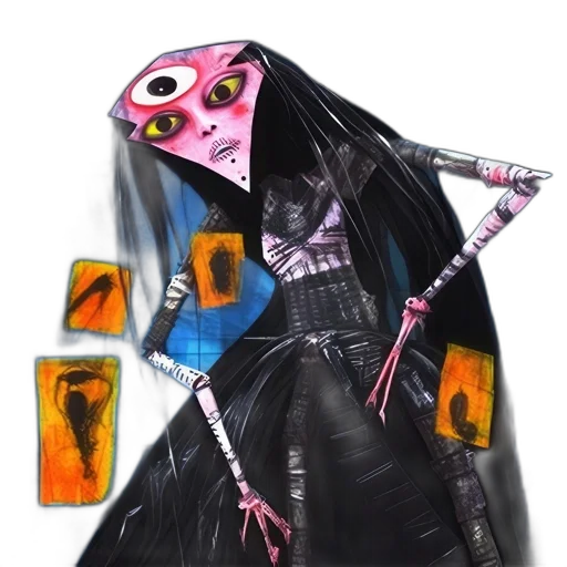 jacket, mask, creature, robot transparent PNG cut-out