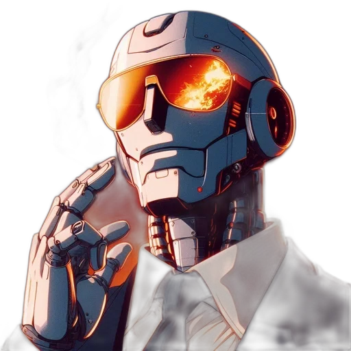 robot, mask, face, concept art transparent PNG cut-out