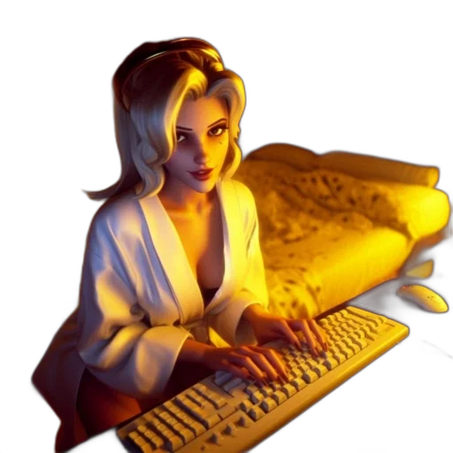 staff, 3d render, pixel art, concept art transparent PNG cut-out