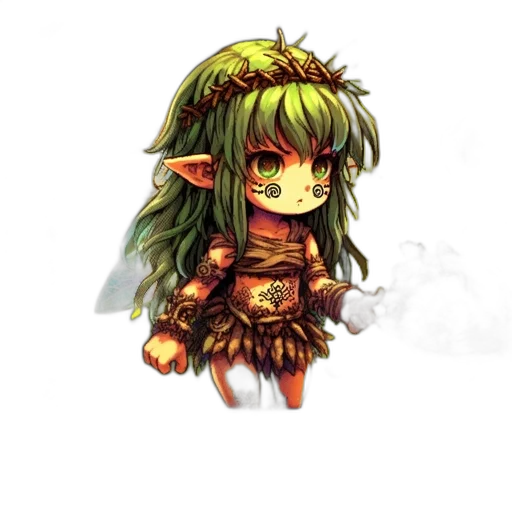 dragon, staff, fantasy art, pixel art transparent PNG cut-out