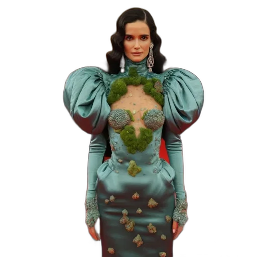 dress, concept art, fantasy art, 3d render transparent PNG cut-out