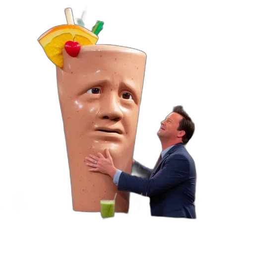 food, bottle, creature, face transparent PNG cut-out