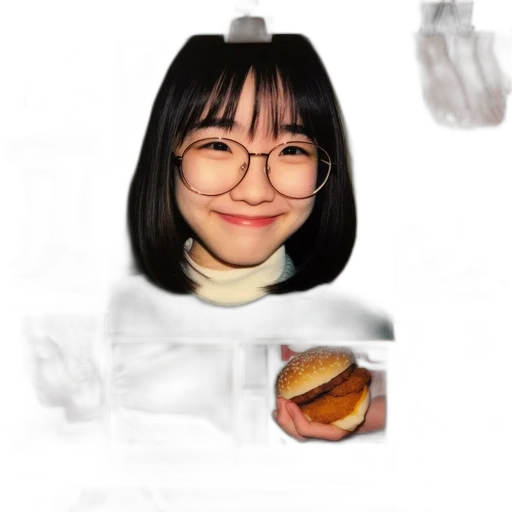 food, creature, face, animal transparent PNG cut-out