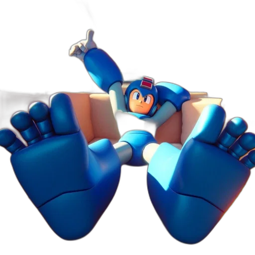 robot, shoes, furniture, 3d render transparent PNG cut-out