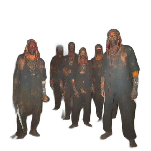 staff, creature, mask, hair transparent PNG cut-out