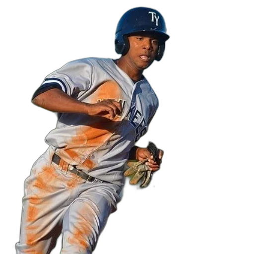 baseball, player, wearing, helmet transparent PNG cut-out