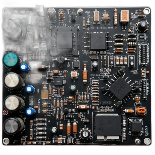 robot, circuit, diagram, showing transparent PNG cut-out