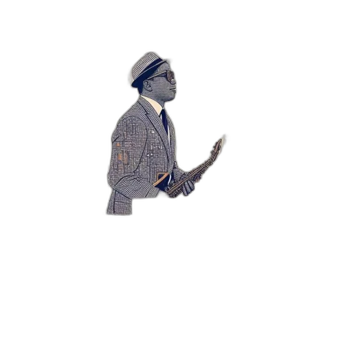 staff, hat, jacket, umbrella transparent PNG cut-out
