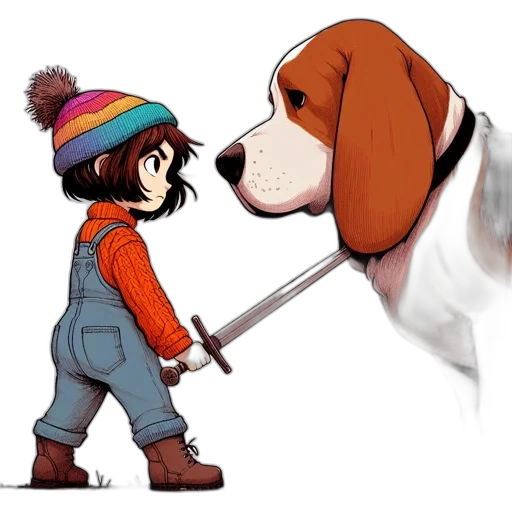 hat, staff, weapon, animal transparent PNG cut-out