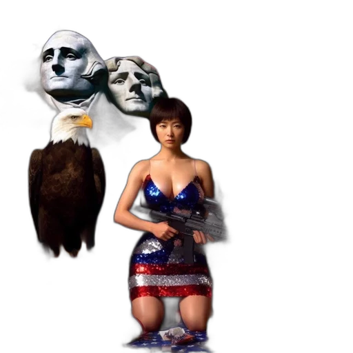 mask, weapon, dress, robot transparent PNG cut-out