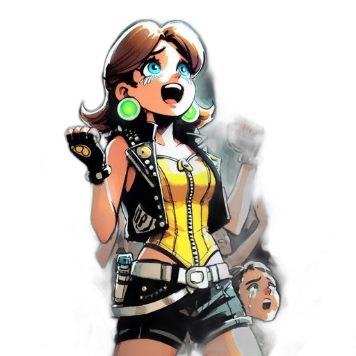 weapon, comic book art, concept art, cartoon transparent PNG cut-out