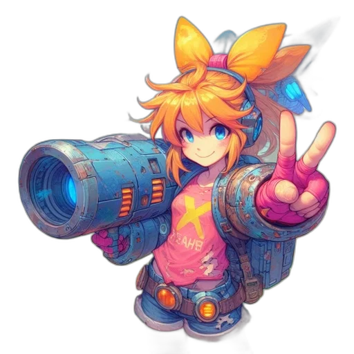 weapon, staff, robot, sword transparent PNG cut-out
