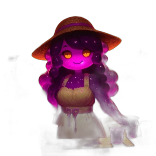 hat, creature, staff, mask transparent PNG cut-out