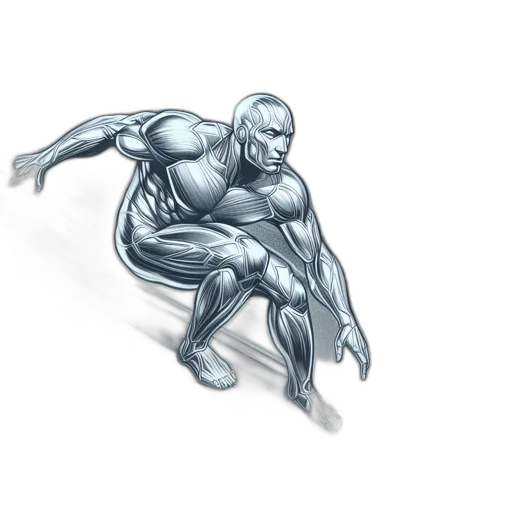 robot, concept art, 3d render, comic book art transparent PNG cut-out