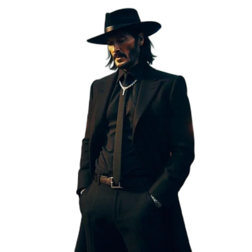 hat, jacket, staff, concept art transparent PNG cut-out