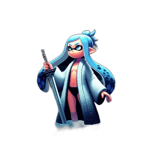 weapon, staff, jacket, sword transparent PNG cut-out