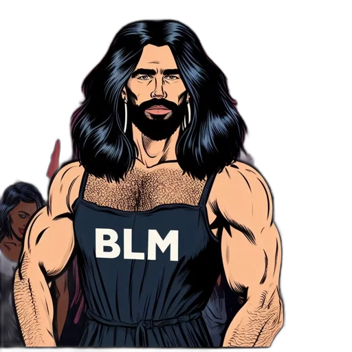 hair, cartoon, comic book art, concept art transparent PNG cut-out