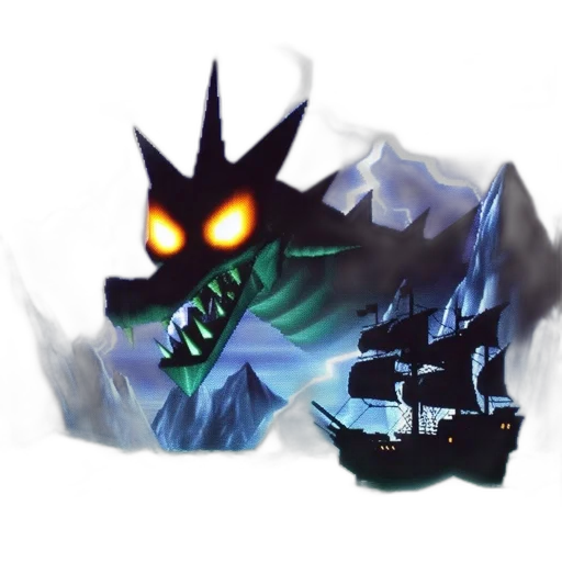 dragon, mask, creature, weapon transparent PNG cut-out