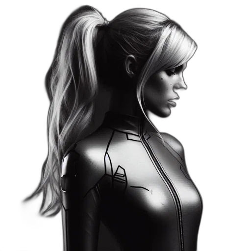 robot, face, comic book art, concept art transparent PNG cut-out