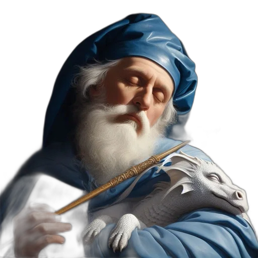 face, hat, staff, crown transparent PNG cut-out