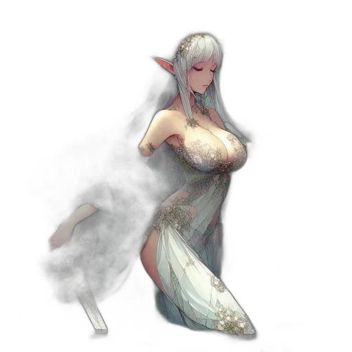 dress, dragon, creature, concept art transparent PNG cut-out