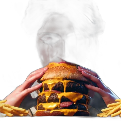 food, robot, face, creature transparent PNG cut-out