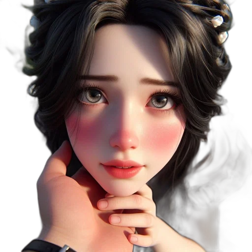 face, crown, dress, jewelry transparent PNG cut-out