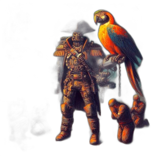 weapon, animal, staff, concept art transparent PNG cut-out