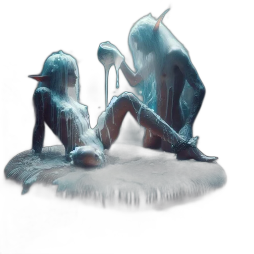 creature, concept art, fantasy art, pixel art transparent PNG cut-out