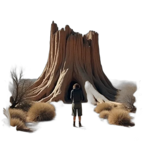 hair, tree, creature, animal transparent PNG cut-out