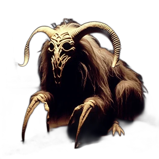 creature, mask, animal, dragon transparent PNG cut-out