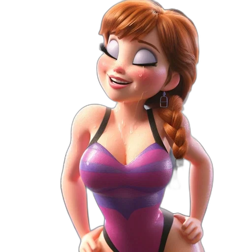 dress, cartoon, 3d render, concept art transparent PNG cut-out