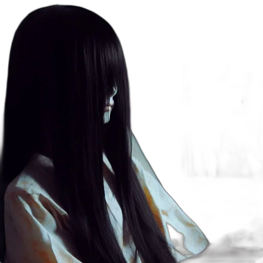 hair, dress, mask, face transparent PNG cut-out