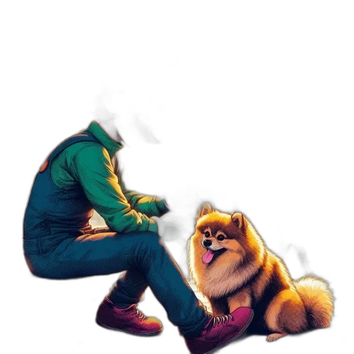 jacket, animal, creature, mask transparent PNG cut-out