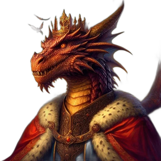 dragon, sword, staff, fantasy art transparent PNG cut-out