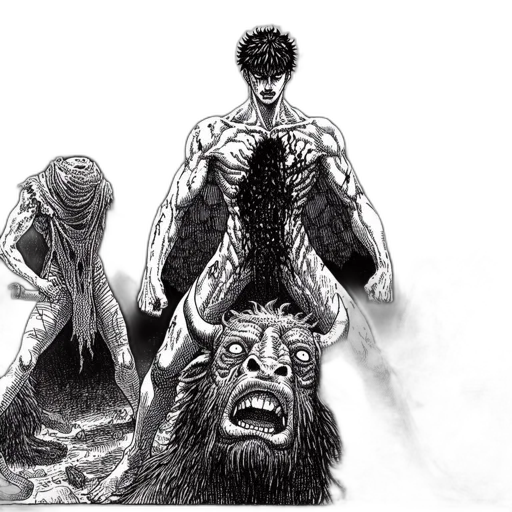 creature, comic book art, concept art, fantasy art transparent PNG cut-out