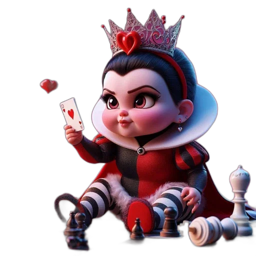 crown, robot, concept art, 3d render transparent PNG cut-out