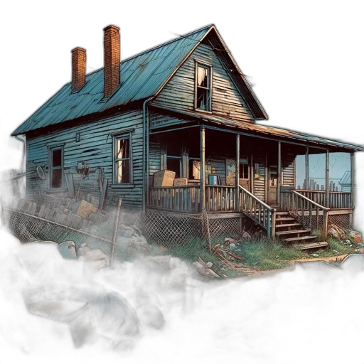 building, concept art, photorealistic, watercolor transparent PNG cut-out