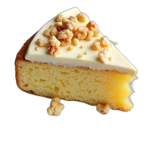 food, crown, 3d render, slice transparent PNG cut-out