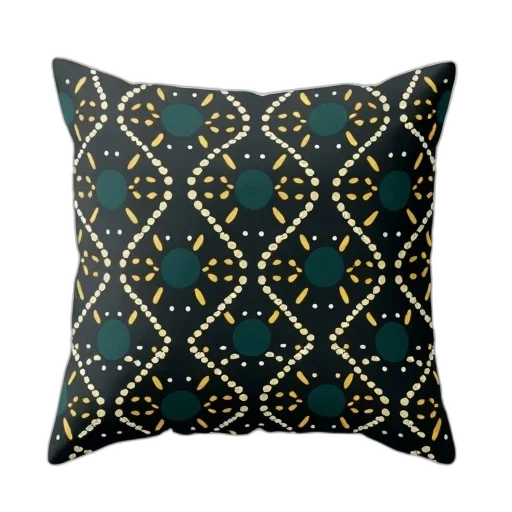 furniture, black, pillow, pattern transparent PNG cut-out