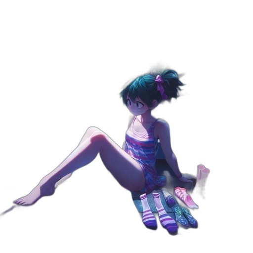 dress, robot, creature, staff transparent PNG cut-out