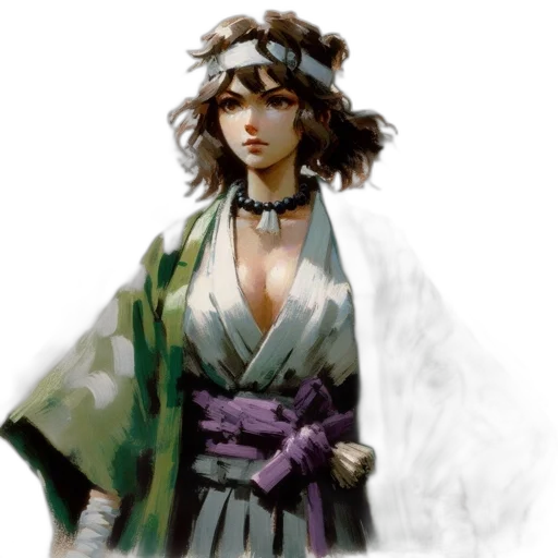 dress, staff, jewelry, concept art transparent PNG cut-out