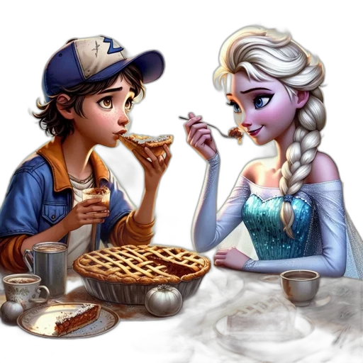food, fantasy art, pixel art, concept art transparent PNG cut-out