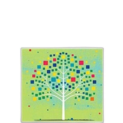 tree, pixel art, watercolor, forest transparent PNG cut-out